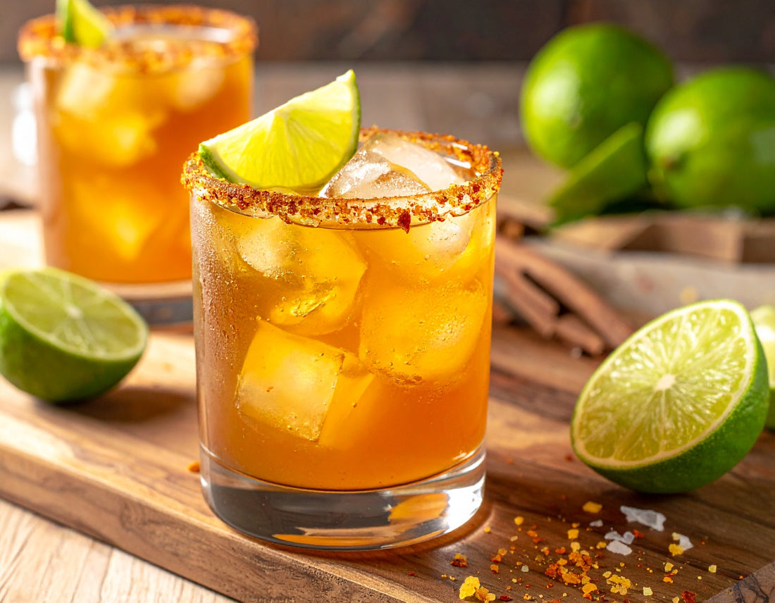 Mango Lime Social Tonic: A Spirit-Free Mocktail Made with Barley Tea