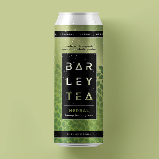Ready to drink can of herbal barley tea