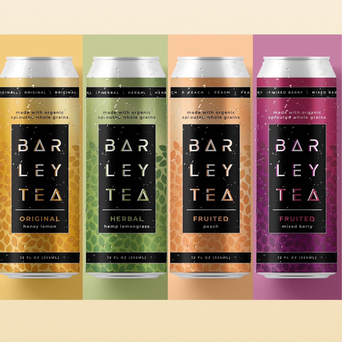 Label of each variety barley tea